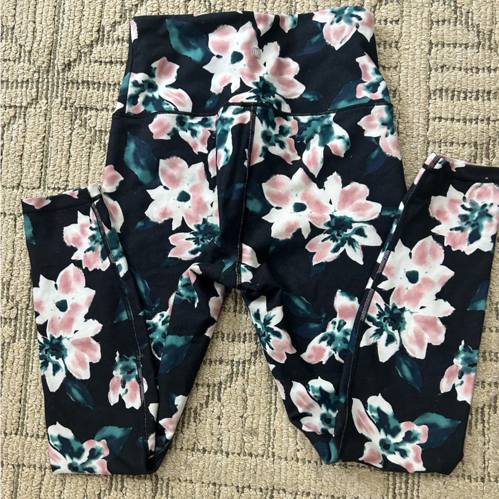 Balance Collection Floral tummy control Leggings size S - Picture 3 of 4